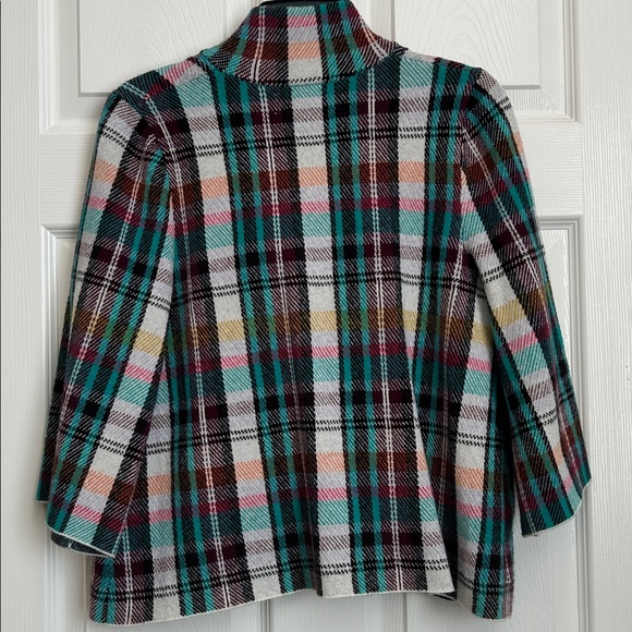 ANTHROPOLOGIE Rosetta Cropped Plaid Jacket in Small - Picture 9 of 14